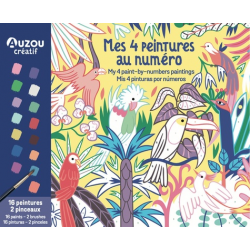 MON COFFRET D'ARTISTE - MES 4 PEINTURES AU NUMÉRO : MERVEILLEUSE NATURE