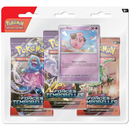 Pack 3 Boosters Pokémon EV05 - Forces Temporelles