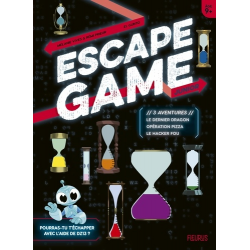 Escape Game Junior : 3 aventures - Le dernier dragon - Opération pizza - Le hacker fou - Grand Format