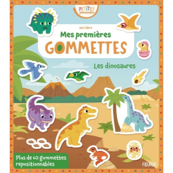 Mes premières gommettes - Les dinosaures- avec plus de 60 gommettes repositionnables - Album