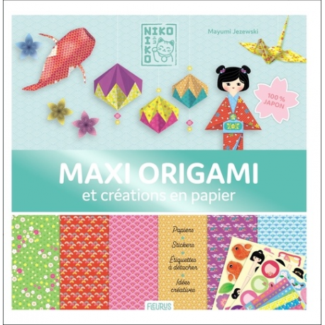 Maxi origami et créations en papier - 100% Japon - Grand Format