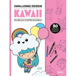 Challenge dessin Kawaii - Mon cahier pour m'entraîner et progresser ! - Album