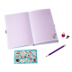 Mon joli carnet en pixel strass - Coffret avec 2000 pixel strass- 1 set d'application- 1 cadenas- 15 stickers et 1 carnet.