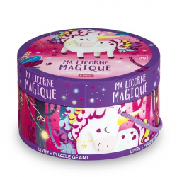 Ma licorne magique - Livre + puzzle géant