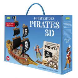 Le bateau des pirates 3D - Livre et maquette à construire