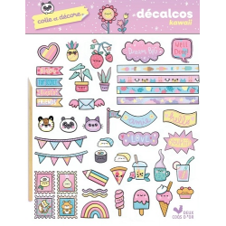 Décalcos Kawaii - Colle et décore - Grand Format