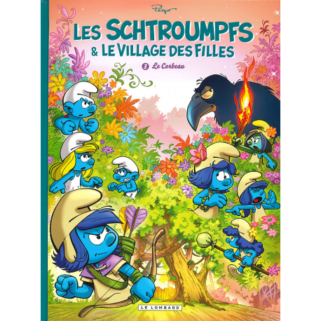 Schtroumpfs et le Village des filles (Les) - Tome 3 - Le corbeau