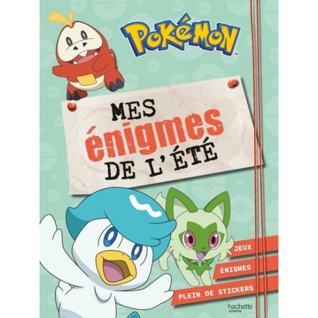 Pokémon - Mes énigmes de l'été - Activités et autocollants