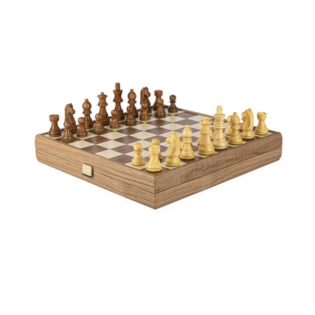 Jeu d'échecs Echiquier 35cm noyer Staunton