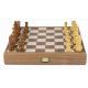 Jeu d'échecs Echiquier 35cm noyer Staunton