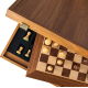 Jeu d'échecs Echiquier 40cm noyer Staunton