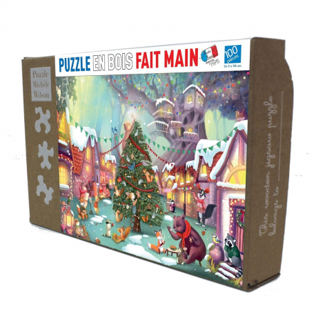 (50 pièces) - Puzzle en bois - Veille de Noël de Julie Machado