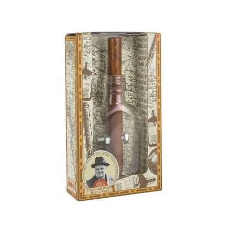 Great Minds - Churchill’s Cigar and Whiskey Bottle Puzzle