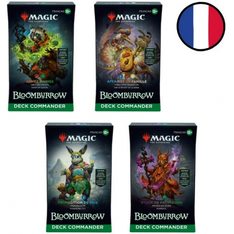 Bloomburrow : Lot des 4 decks FR