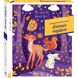 Les ateliers de Marion Blanc : Strass et stickers animaux magiques - Grand Format