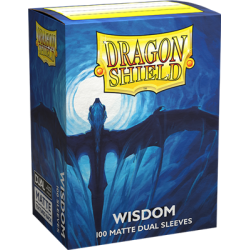 100x Dragon Shield DUAL MATTE - MTG 63.5x88 WISDOM