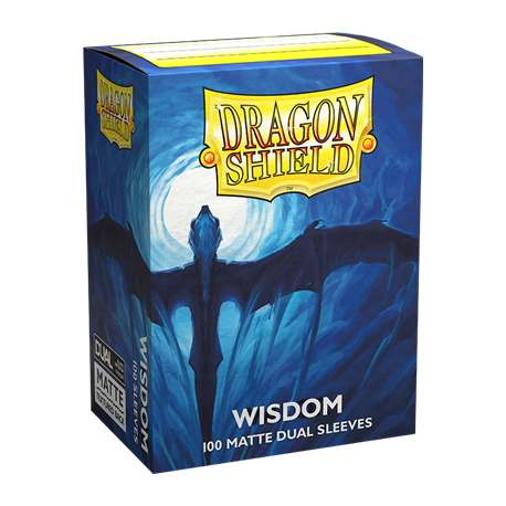 100x Dragon Shield DUAL MATTE - MTG 63.5x88 WISDOM