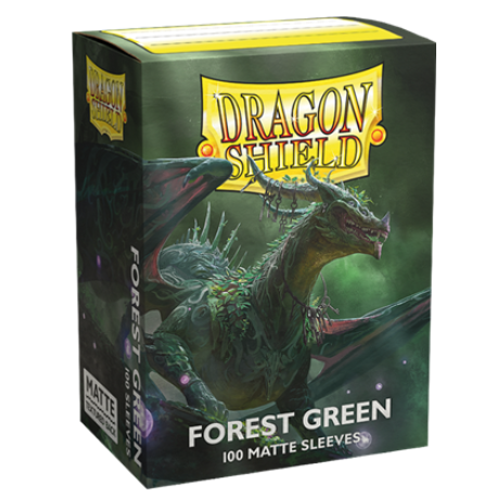 100x Dragon Shield MATTE - MTG 63.5x88 FOREST GREEN