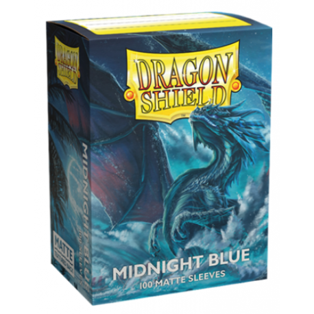 100x Dragon Shield MATTE - MTG 63.5x88 MIDNIGHT BLUE