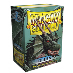 100x Dragon Shield - MTG 63.5x88 GREEN