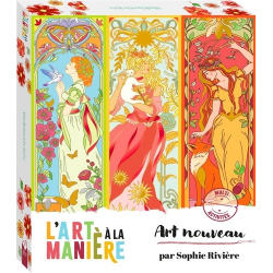 L'art à la manière Art nouveau - coffret avec accessoires