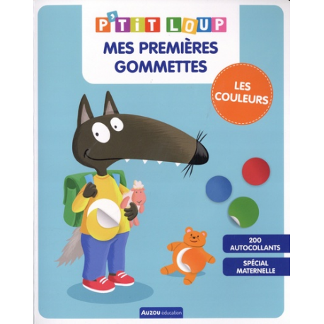 P'tit Loup. Mes premières gommettes - Les couleurs - Album