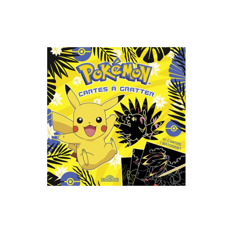 Pok Mon Cartes Gratter Pikachu Avec Cartes B Tonnet Grand